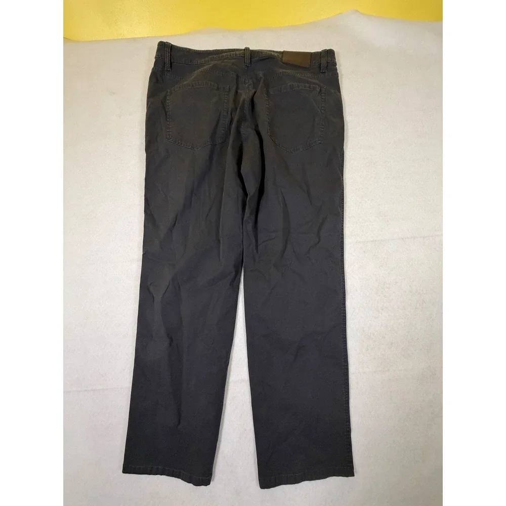 Linksoul‎ Ellis Mens Charcoal Gray Straight Leg 5-Pocket Golf Pants 36S